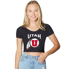 Load image into Gallery viewer, Utah Black Babydoll Tee