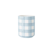 Load image into Gallery viewer, Gingham Large Vase/ Utensil Holder