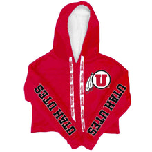 Load image into Gallery viewer, Utah Varsity Furry Hoodie
