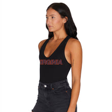 Load image into Gallery viewer, Virginia Cavaliers Black Bodysuit