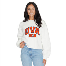 Load image into Gallery viewer, Virginia Cavaliers Established White Crewneck