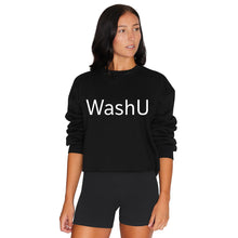 Load image into Gallery viewer, WashU Black Crewneck