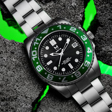 Load image into Gallery viewer, VO124SS - AUTOMATIC VOYAGER SILVER/GREEN