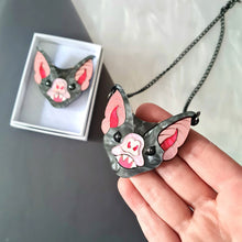 Load image into Gallery viewer, Vampire Bat Necklace by Cherryloco