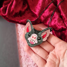 Load image into Gallery viewer, Vampire Bat Necklace by Cherryloco