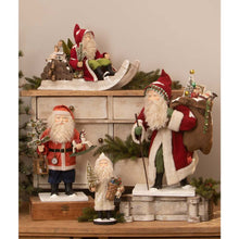 Load image into Gallery viewer, Vintage Santa with Toy Horse by Bethany Lowe Designs