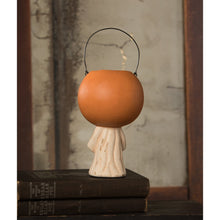 Load image into Gallery viewer, Vintage Scared Pumpkin Ghost by Bethany Lowe Designs