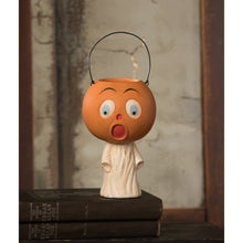 Load image into Gallery viewer, Vintage Scared Pumpkin Ghost by Bethany Lowe Designs