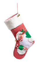 Load image into Gallery viewer, 19&quot; Retro Christmas Stocking SANTA