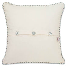 Load image into Gallery viewer, Virginia Beach Hand-Embroidered Pillow by CatStudio