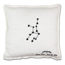 Load image into Gallery viewer, Virgo Astrology Hand-Embroidered Pillow by Cat Studio