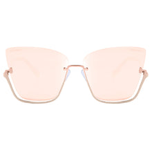 Load image into Gallery viewer, Vixen - Oversized Metal Cateye Sunglasses