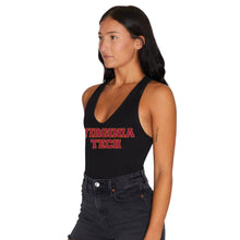 Load image into Gallery viewer, Virginia Tech Black Bodysuit