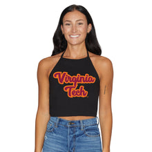 Load image into Gallery viewer, Virginia Tech Black Halter Top
