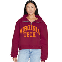 Load image into Gallery viewer, Virginia Tech Quarter Zip Sweatshirt