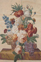 Load image into Gallery viewer, DaDa Bedding Spring Harvest Elegant Botanical Baroque Woven Tapestry Wall Hanging - 28" x 43"