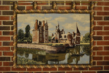 Load image into Gallery viewer, Tache Chateau du Moulin Tapestry Victorian Summertime Manor Landscape Woven Wall Hanging (3562HL2)