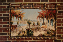 Load image into Gallery viewer, Tache Tapestry Summer Ocean View Coastal Table for Two Wall Hanging Art 28 x 47 (13571B)