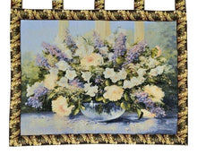 Load image into Gallery viewer, Tache Bouquet Of Flowers Tapestry Lavender Floral Wall Hanging 33 X 24 (13021)