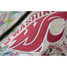 Load image into Gallery viewer, Washington State University Collegiate Embroidered Pillow by CatStudio
