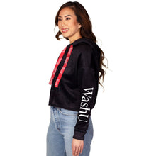 Load image into Gallery viewer, WashU Varsity Furry Hoodie