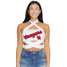 Load image into Gallery viewer, University of Houston White Multi Way Bandeau Top