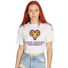 Load image into Gallery viewer, West Chester University Logo Cropped Tee