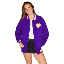 Load image into Gallery viewer, West Chester Satin Letterman Bomber Jacket