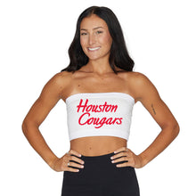 Load image into Gallery viewer, University of Houston White Bandeau Top