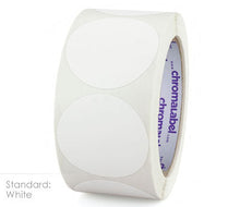 Load image into Gallery viewer, 2&quot; Permanent Color-Code Round Dot Inventory Labels: 500/Roll