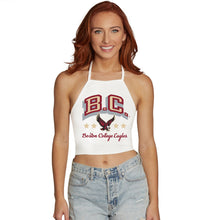 Load image into Gallery viewer, Boston College White Halter Top