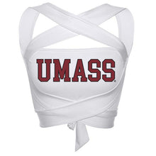 Load image into Gallery viewer, UMass White Multi Way Bandeau Top