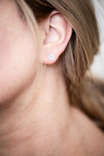 Load image into Gallery viewer, Blue Sky Retro Button Stud Earrings