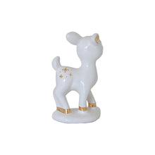 Load image into Gallery viewer, Retro Reindeer Baby in White