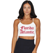 Load image into Gallery viewer, Florida Atlantic Owls Old English Spaghetti Tank