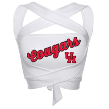 Load image into Gallery viewer, University of Houston White Multi Way Bandeau Top