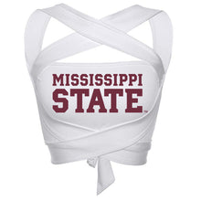 Load image into Gallery viewer, Mississippi State White Multi Way Bandeau Top