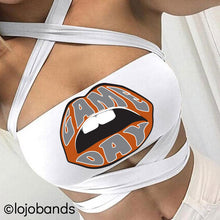 Load image into Gallery viewer, Game Day White Multiway Bandeau