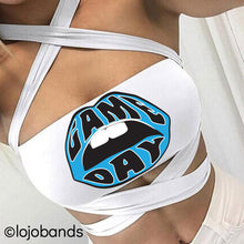 Load image into Gallery viewer, Game Day White Multiway Bandeau