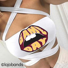 Load image into Gallery viewer, Game Day White Multiway Bandeau