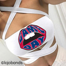 Load image into Gallery viewer, Game Day White Multiway Bandeau