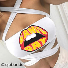 Load image into Gallery viewer, Game Day White Multiway Bandeau