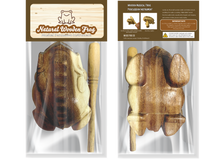 Load image into Gallery viewer, Natural wooden frog