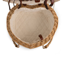 Load image into Gallery viewer, Heart Picnic Basket
