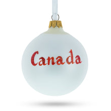 Load image into Gallery viewer, Canada Coat of Arms Glass Ball Christmas Ornament 3.25 Inches