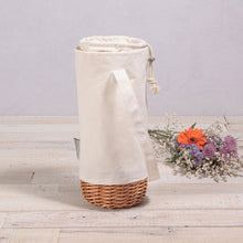 Load image into Gallery viewer, Malbec Insulated Canvas and Willow Wine Bottle Basket