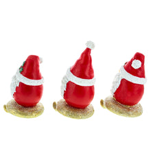 Load image into Gallery viewer, Set of 3 Santa Gnome Stocking Holders Hangers – Festive Christmas Mantel Decor