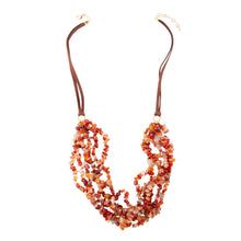 Load image into Gallery viewer, Xavier Carnelian Multi-Strand Necklace