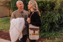 Load image into Gallery viewer, 2 Bottle Insulated Wine &amp; Cheese Cooler Tote