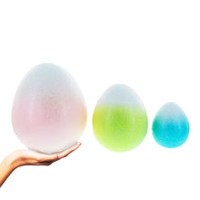 Load image into Gallery viewer, Set of Three Gradient Jumbo Large Easter Eggs 8 Inches